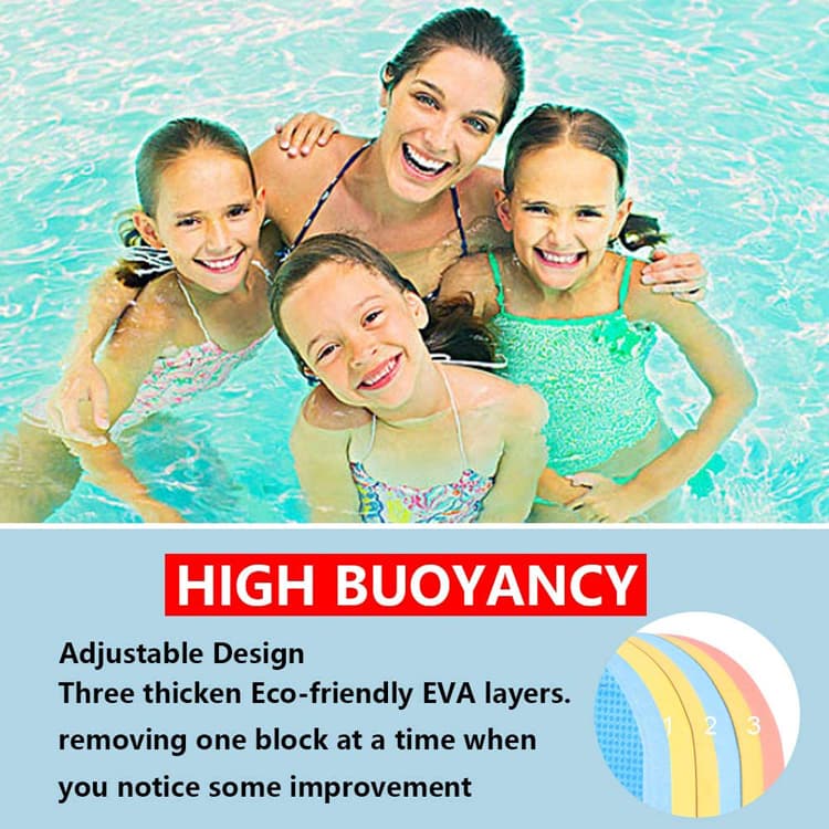 Planche de Natation Évolutive en Mousse EVA Pull Buoy Réglable 3 Sections pour Enfants - لوح السباحة الإسفنجي الثلاثي القابل للتعديل والفصل - Vacance & Loisir - صورة 7