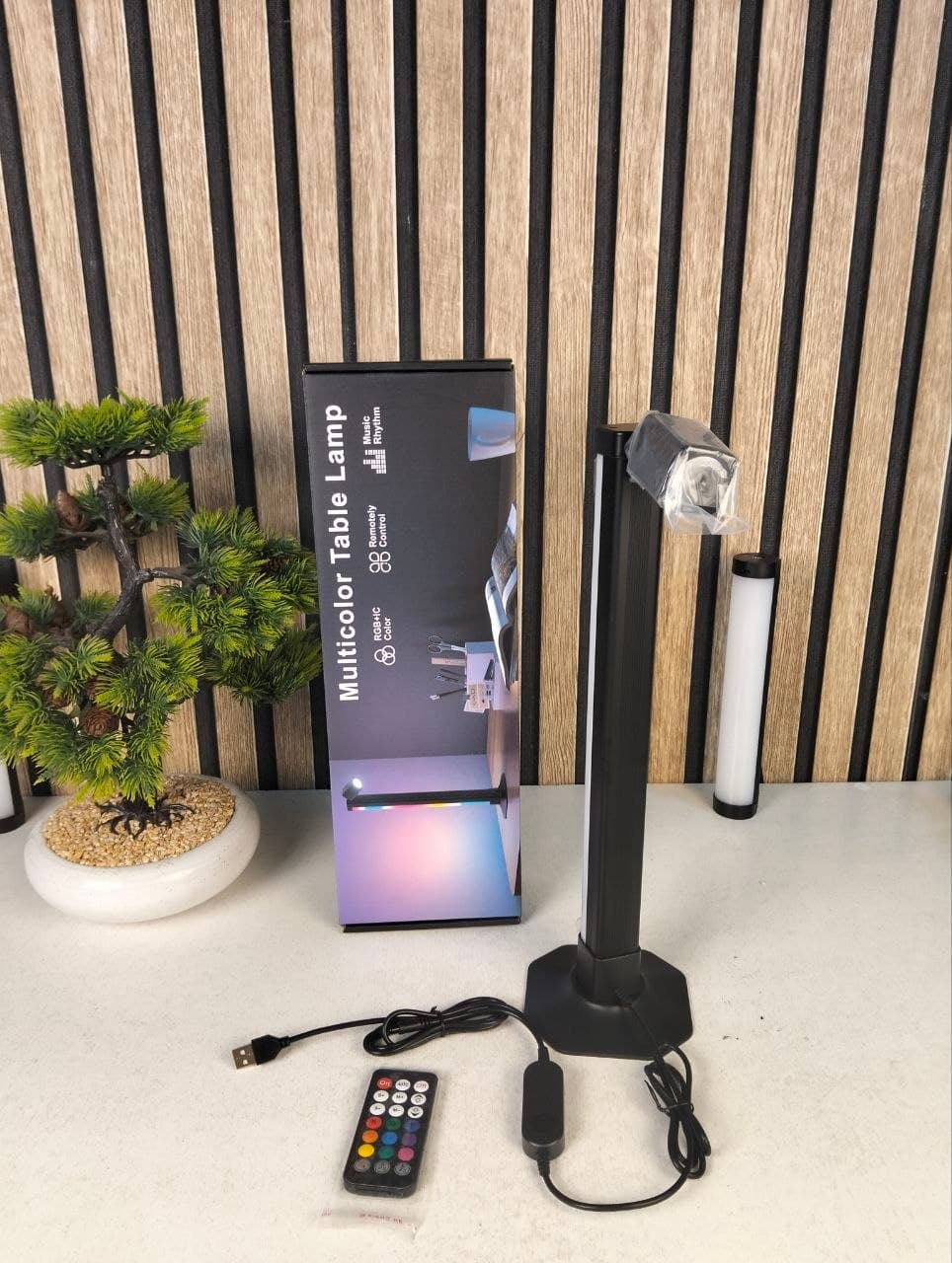 Lampadaire LED Angle RVB Intelligent Éclairage d'Ambiance Multicolore avec Télécommande 1Pcs - مصباح الأرضية الليد الذكي متعدد الألوان مع جهاز تحكم عن بعد - Électronique - صورة حقيقية 12