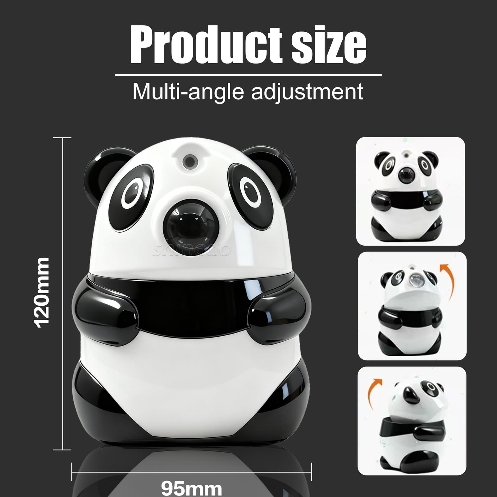 Projecteur de Galaxie et Veilleuse Panda Intelligente Bluetooth avec 15 Effets Lumineux - جهاز بروجكتر المجرات بشكل باندا مع مكبر صوت - Électronique - صورة 7