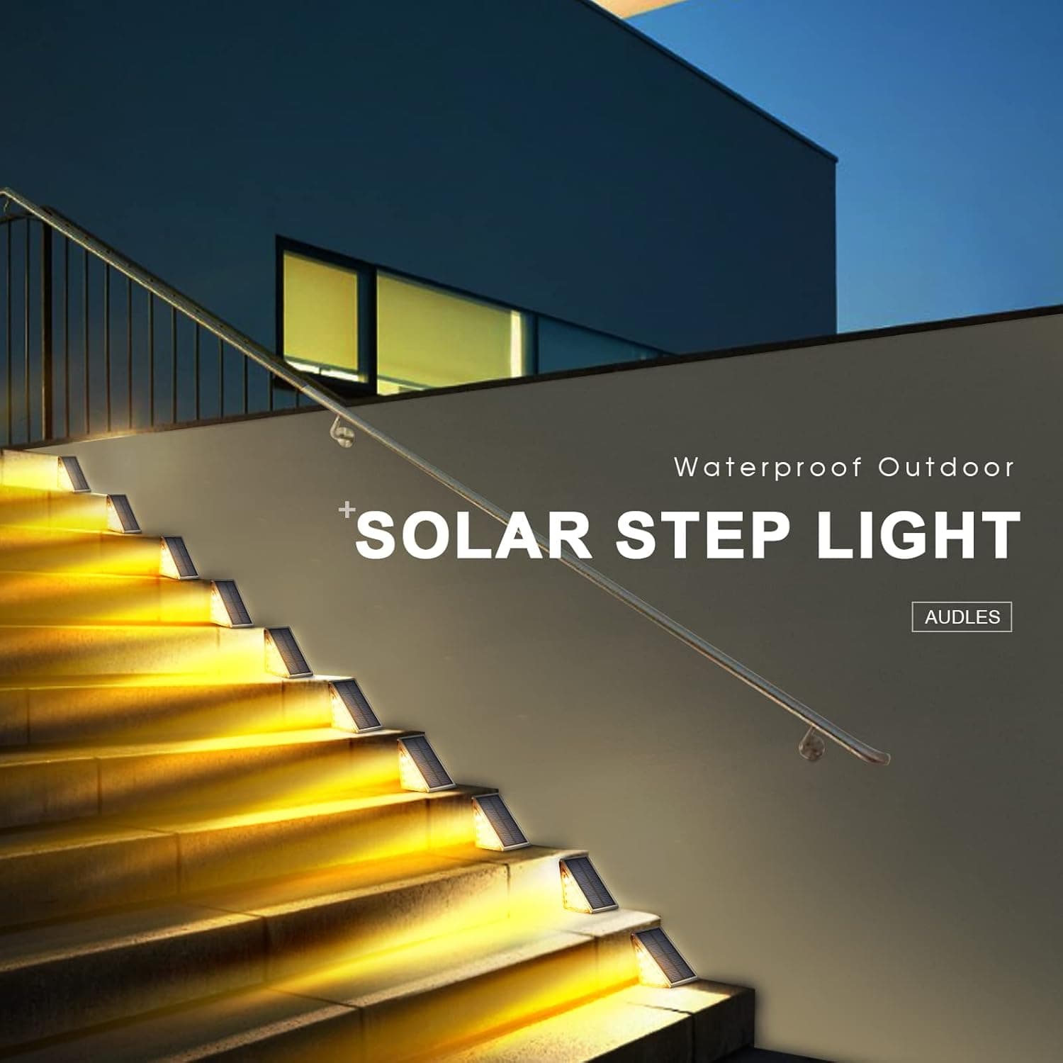 Éclairage Solaire pour Escaliers et Marches Extérieures Étanche IP67 - مصابيح السلالم والأدراج الشمسية الذكية المقاومة للماء - Décoration - صورة 5