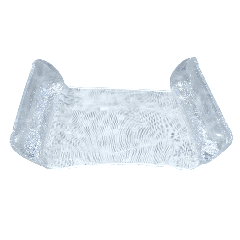 Hamac de Piscine Flottant Multifonction 4en1 Design Glitter, Confort Aquatique - أرجوحة المسبح العائمة والمريحة 4 في 1 بنسيج شبكي متين - Vacance & Loisir - صورة 4