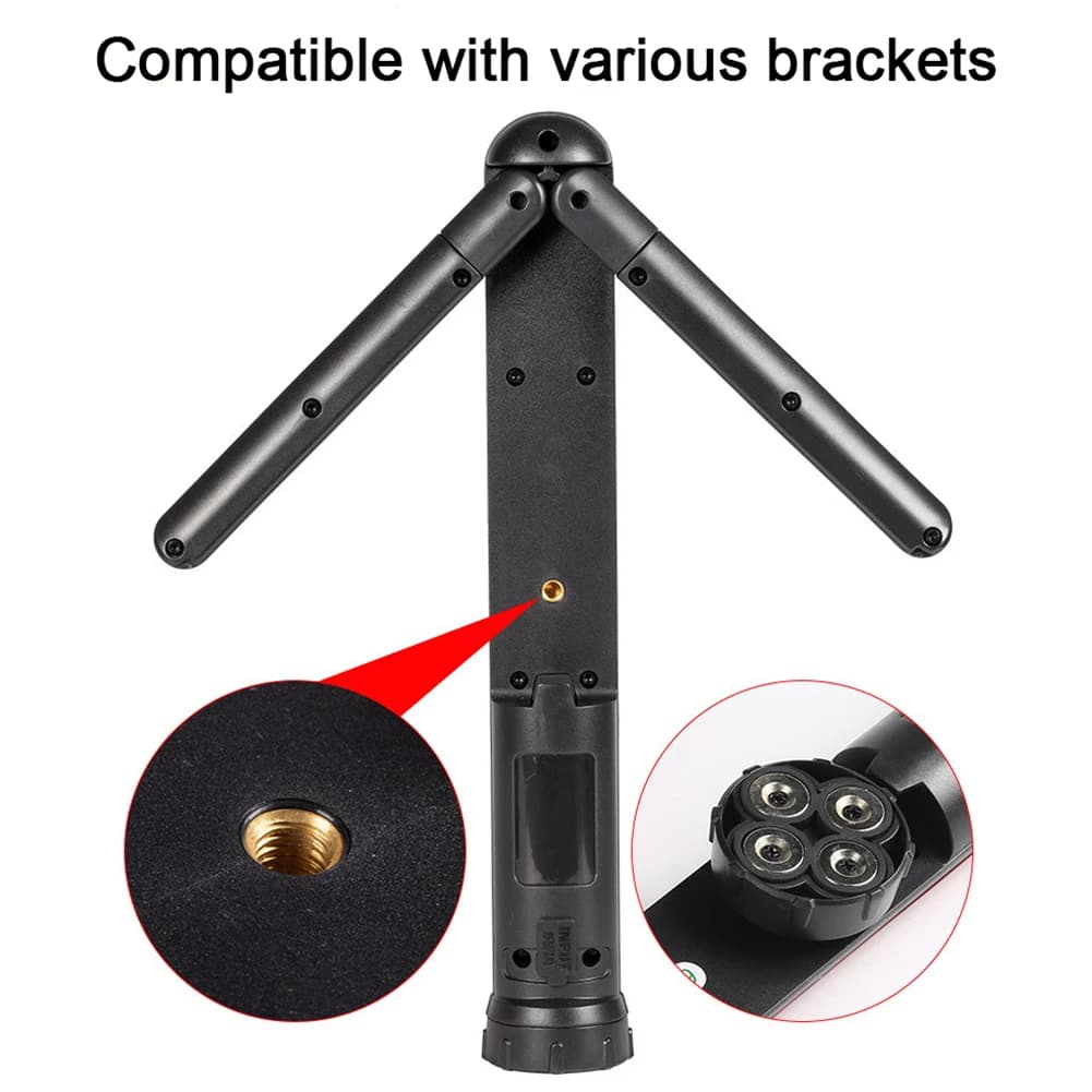Bâton de Signalisation Routière LED Étanche et Réglable avec Base Magnétique - عصا الإشارة الضوئية لتنظيم المرور والسلامة الطرقية - Accessoires Auto/Moto - صورة 9