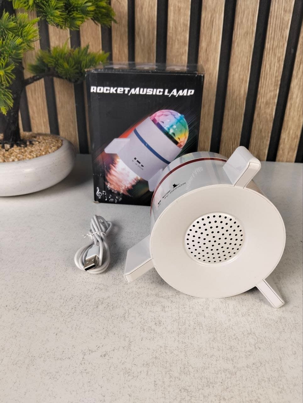 Projecteur Étoile et Vagues LED 2en1 avec Haut-Parleur Intégré et Télécommande - جهاز العرض الضوئي ليد ليزر ذكي ومكبر الصوتي - Électronique - صورة حقيقية 9