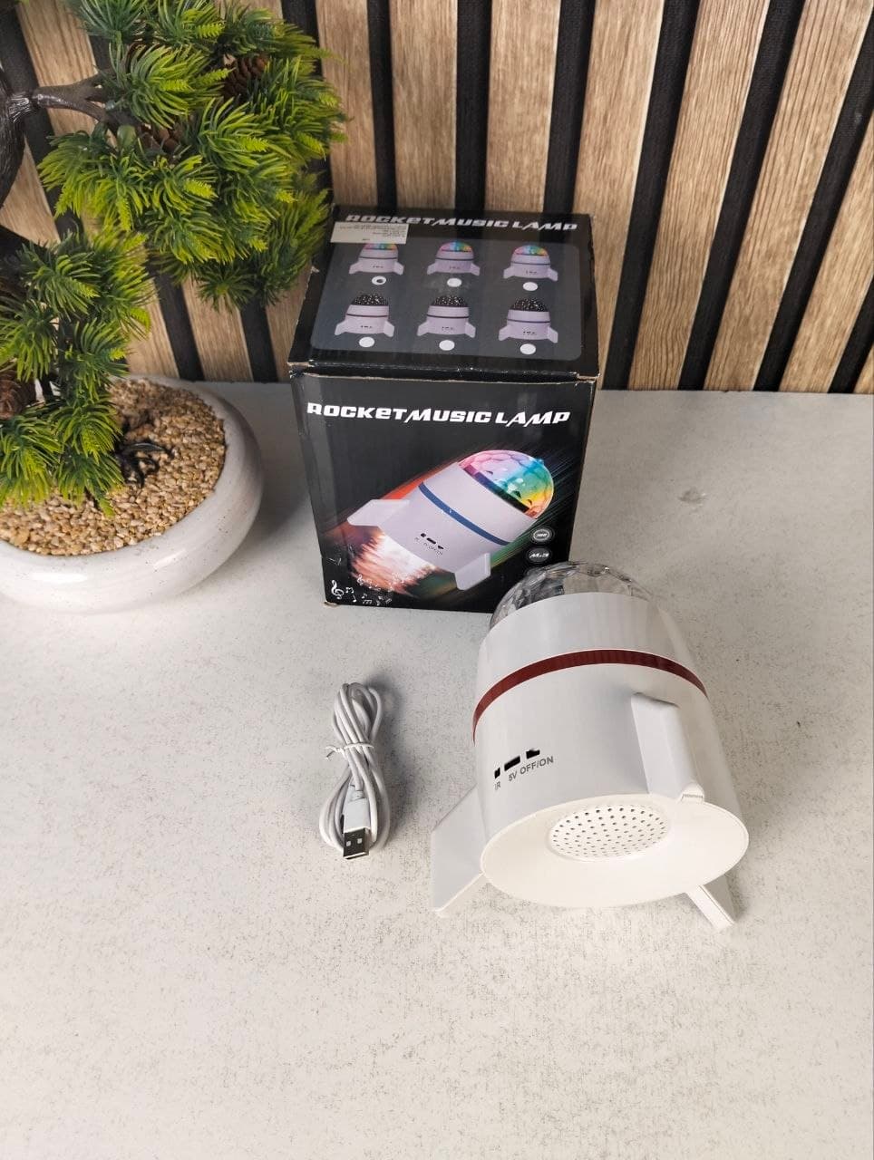 Projecteur Étoile et Vagues LED 2en1 avec Haut-Parleur Intégré et Télécommande - جهاز العرض الضوئي ليد ليزر ذكي ومكبر الصوتي - Électronique - صورة حقيقية 11