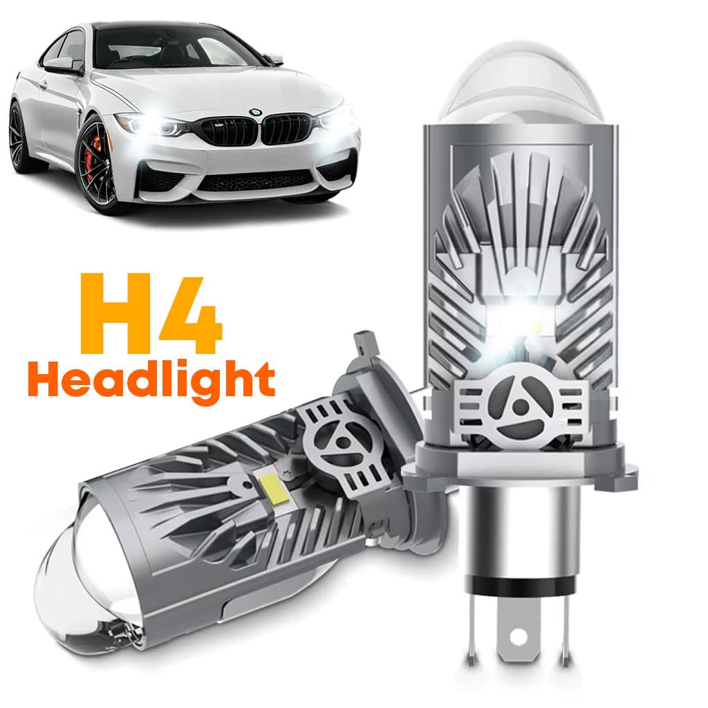 Kit Lampes Projecteur LED H4 36W Éclairage Full LED 6000K - طقم مصابيح بروجيكتور مدمجة للسيارات والدراجات - Accessoires Auto/Moto - صورة 1