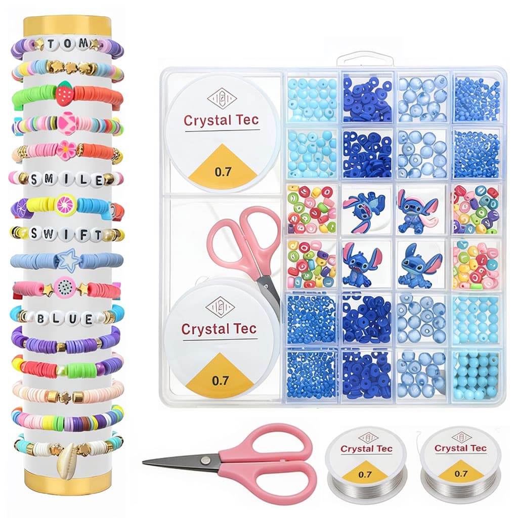 Ensemble de Pendentifs Assorties pour Création de Bijoux DIY - علبة الخرز المتنوعة والشاملة لصناعة الإكسسوارات والأساور يدويًا - Jouet & Gaming - صورة 1