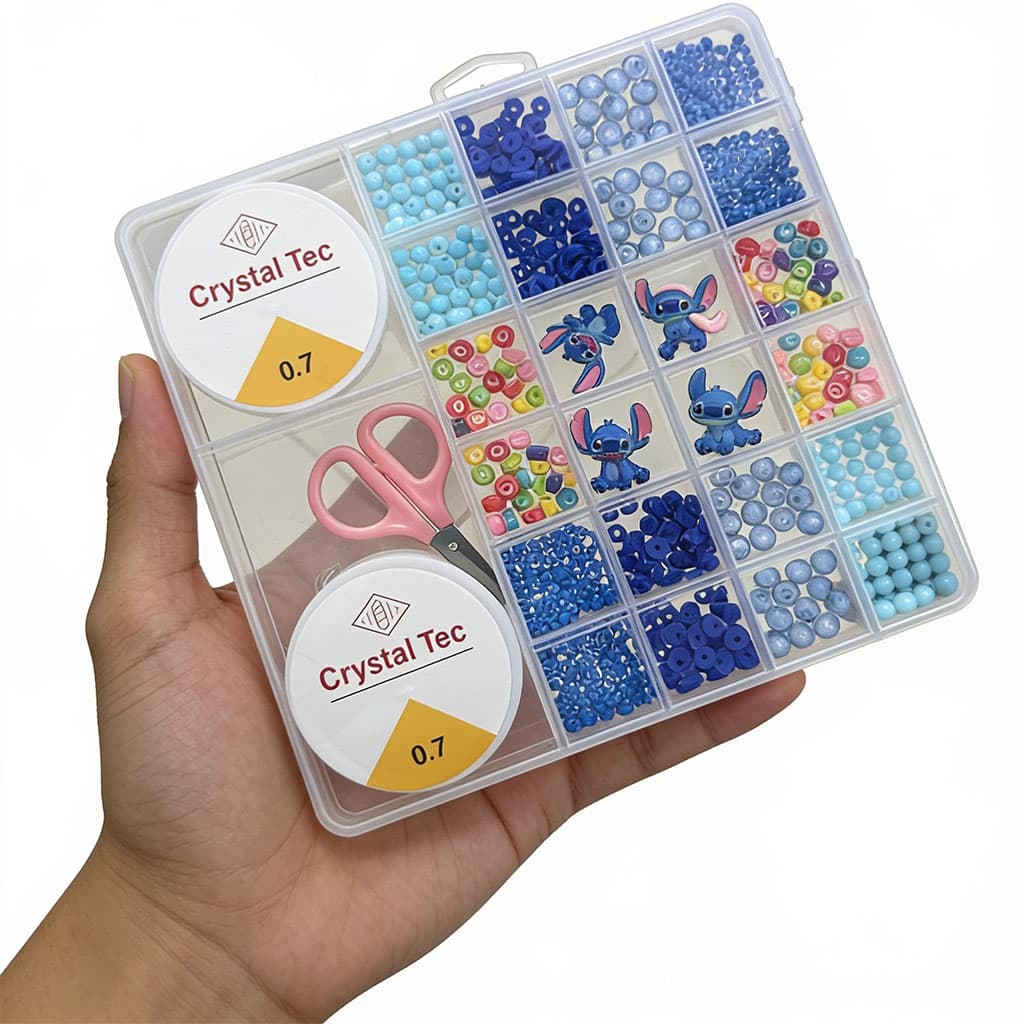 Ensemble de Pendentifs Assorties pour Création de Bijoux DIY - علبة الخرز المتنوعة والشاملة لصناعة الإكسسوارات والأساور يدويًا - Jouet & Gaming - صورة 3