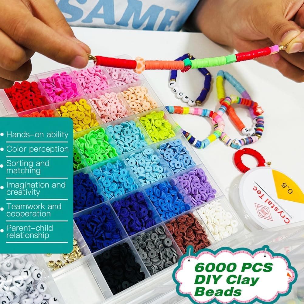 Ensemble de Pendentifs Assorties pour Création de Bijoux DIY - علبة الخرز المتنوعة والشاملة لصناعة الإكسسوارات والأساور يدويًا - Jouet & Gaming - صورة 4