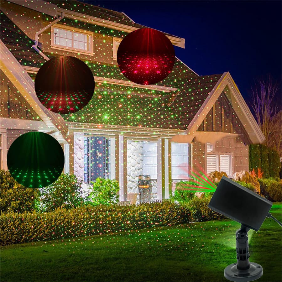 Projecteur Laser Décoratif Extérieur et Intérieur Éclairage Festif - جهاز عرض ليزر ديكور منزلي وللحدائق للاحتفالات - Électronique - صورة 6