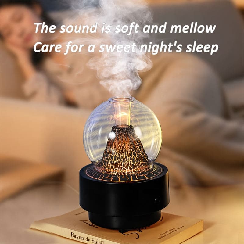 Diffuseur d'Arôme et Humidificateur Effet Volcan Capacité 300ml - موزع العطور والزيوت الذكي بتأثير البركان المضيء - Décoration - صورة 3