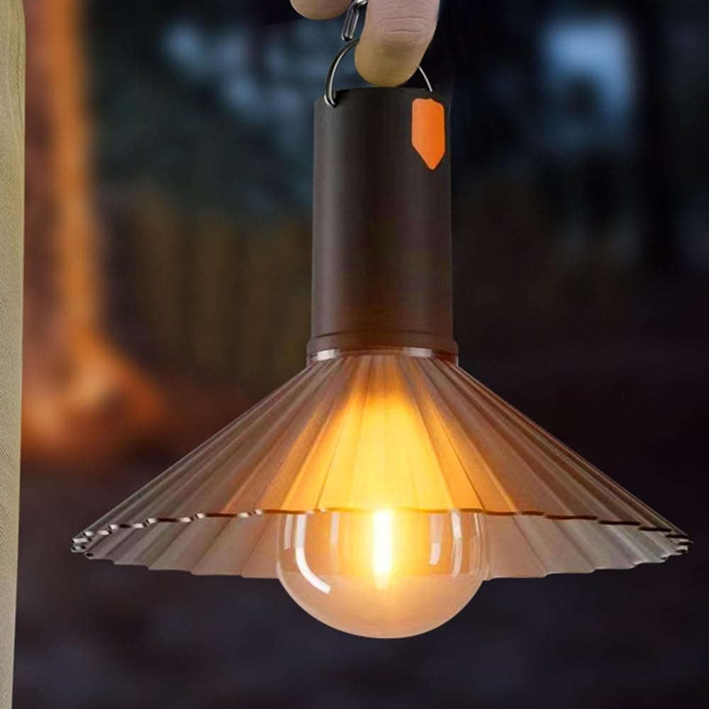 Lanterne de Camping Rechargeable 3 Niveaux de Luminosité avec Crochet de Suspension - مصباح تخييم وطوارئ قابل للشحن مع خطاف تعليق و3 مستويات إضاءة - Camping et Randonnée - صورة 3