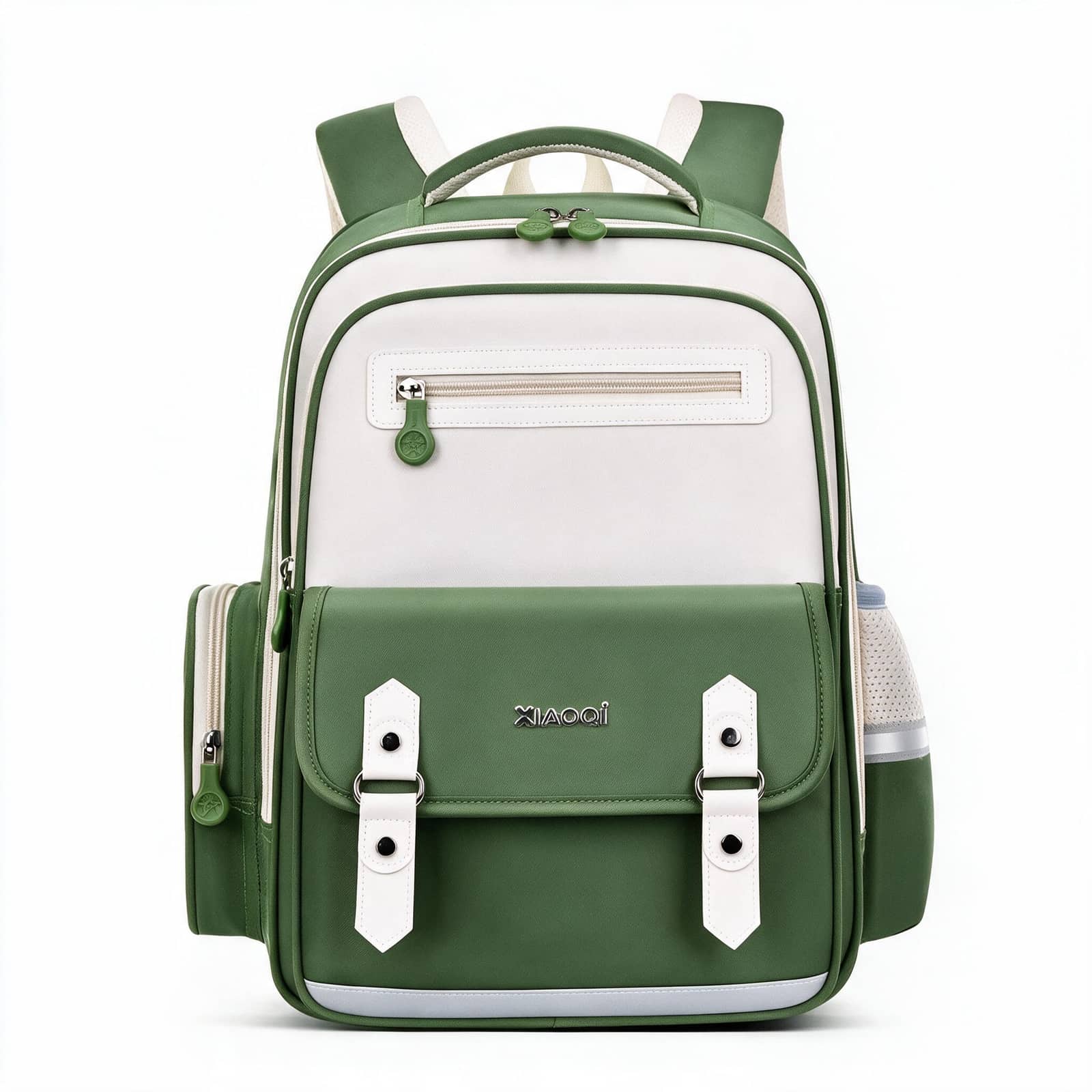 Sac à Dos Scolaire Style Kawaii Grand Volume Tissu Imperméable Vert SACKDS08VT - حقيبة مدرسية بتصميم كاوايي