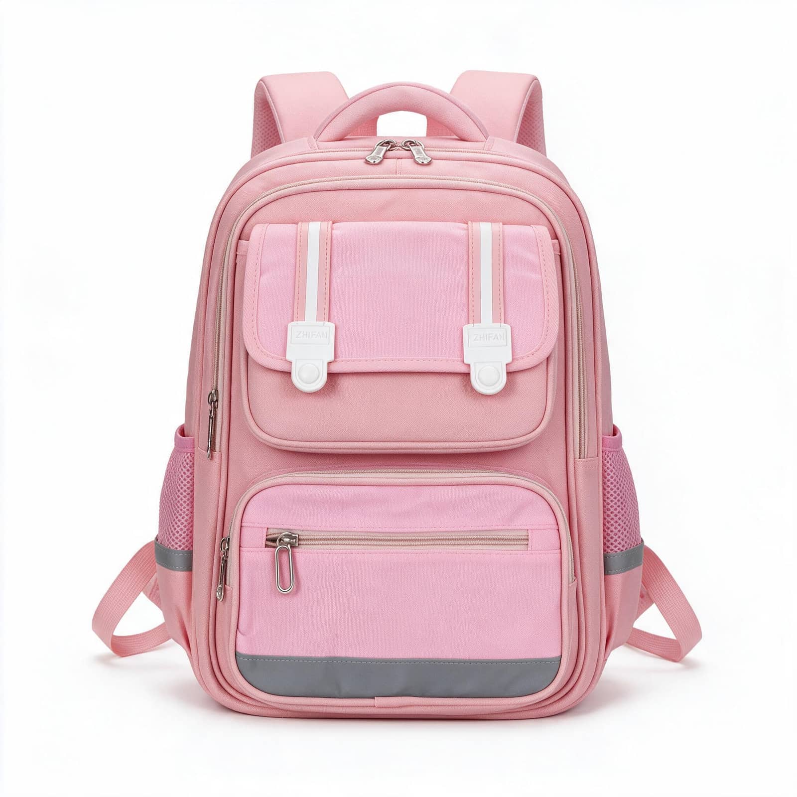 Sac à Dos Scolaire Style Kawaii Grand Volume Tissu Imperméable Rose SACKDS06RS - حقيبة مدرسية بتصميم كاوايي