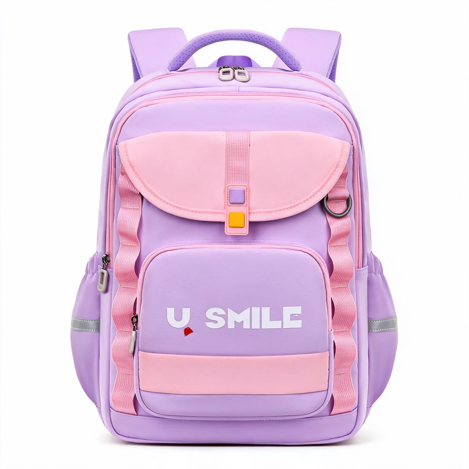 Sac à Dos Scolaire pour Enfnats U-Smile Mauve SACKDS09MV - حقيبة مدرسية للأطفال - Sac à dos et Mode - صورة 1