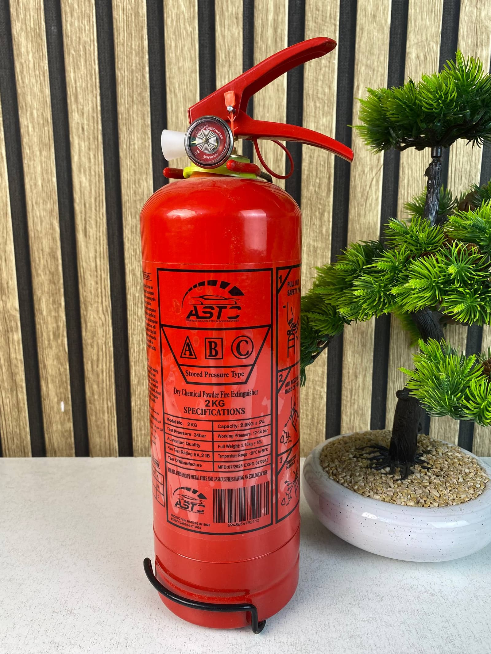 Extincteur Fire Stop 2kg -مطفأة حريق - Accessoires Auto/Moto - صورة حقيقية 4