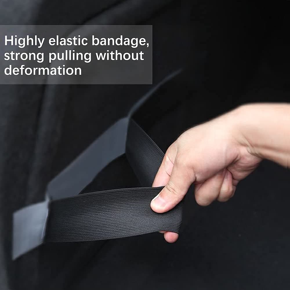 Sangle Élastique de Maintien pour Coffre de Voiture Fixation Velcro - حزام مرن لتثبيت وسند أمتعة صندوق السيارة مع لاصق فيلكرو - Accessoires Auto/Moto - صورة 4