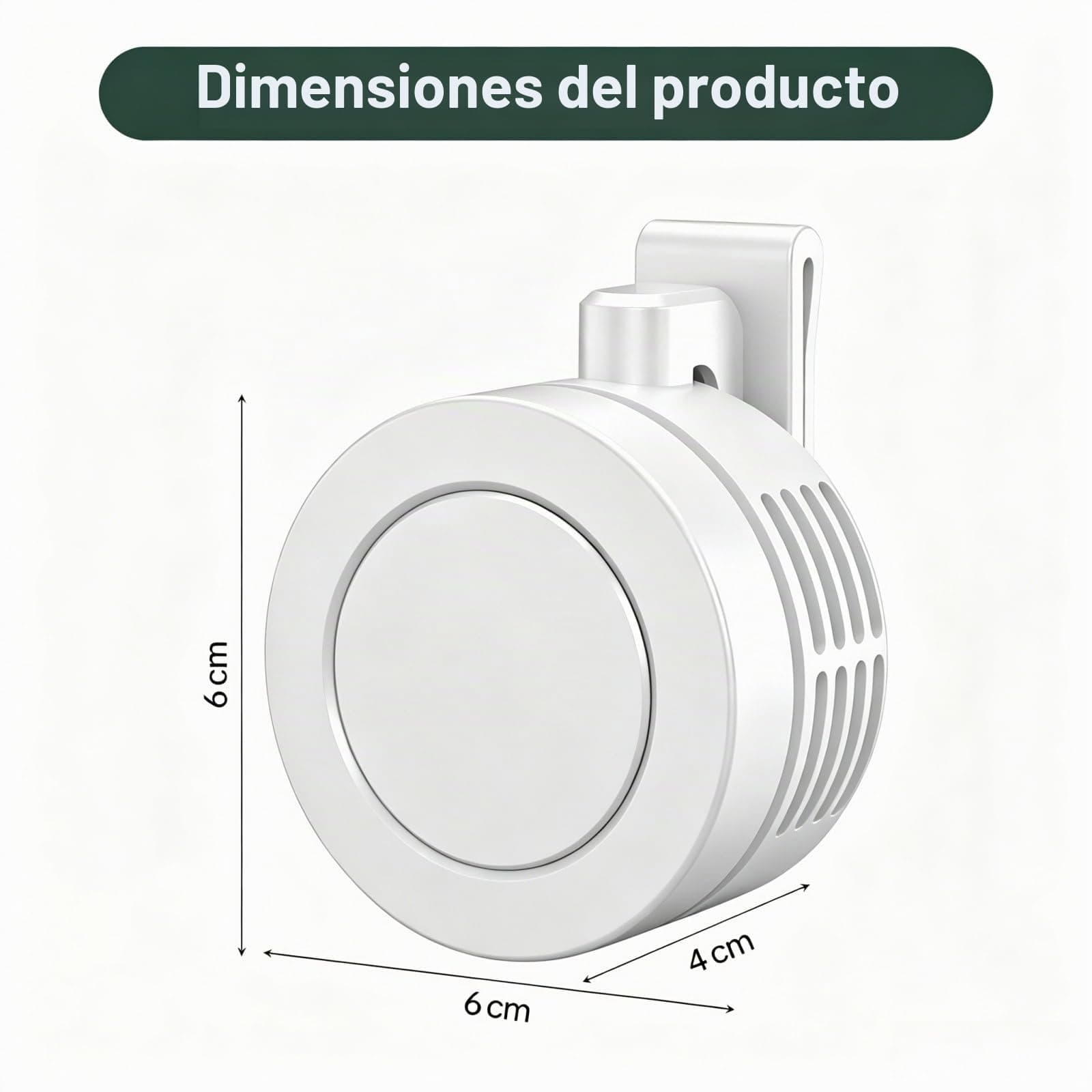 Mini Ventilateur Rechargeable USB-C Clip Orientable 360° avec 3 Vitesses - مروحة حزام صغيرة محمولة وبدون شفرات مع مشبك دوار - Vacance & Loisir - صورة 10