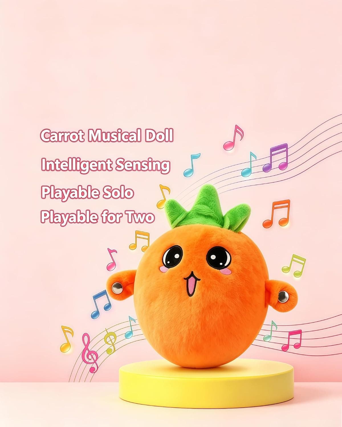 Jouet Peluche Musicale Interactive pour Enfants, Effets Sonores au Toucher - لعبة دمية تفاعلية وموسيقية للأطفال بلمس استجابي - Jouet & Gaming - صورة 2