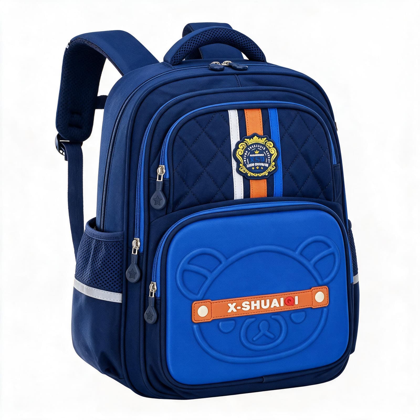 Sac à Dos Scolaire Style Kawaii Grand Volume Tissu Imperméable Bleu SACKDS18B - حقيبة مدرسية بتصميم كاوايي - Sac à dos et Mode - صورة 1