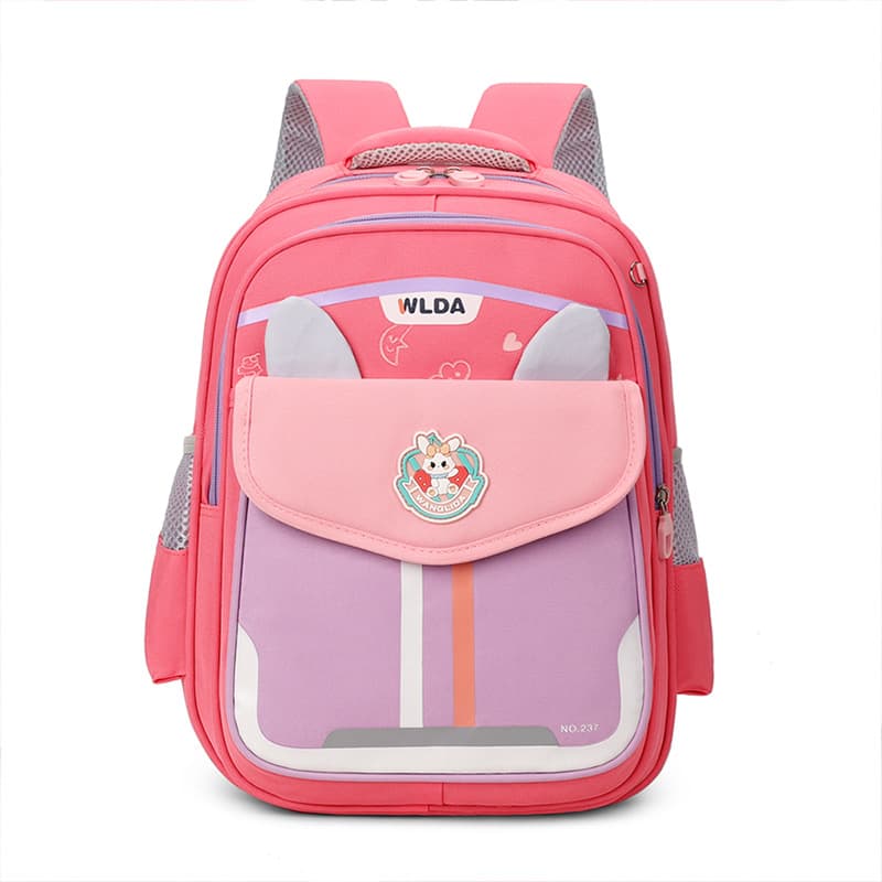 Sac à Dos Scolaire Enfant Design Oreilles Ergonomique Tissu Imperméable pour Primaire Rose SACKDS30RS - حقيبة ظهر مدرسية للأطفال - Sac à dos et Mode - صورة 2