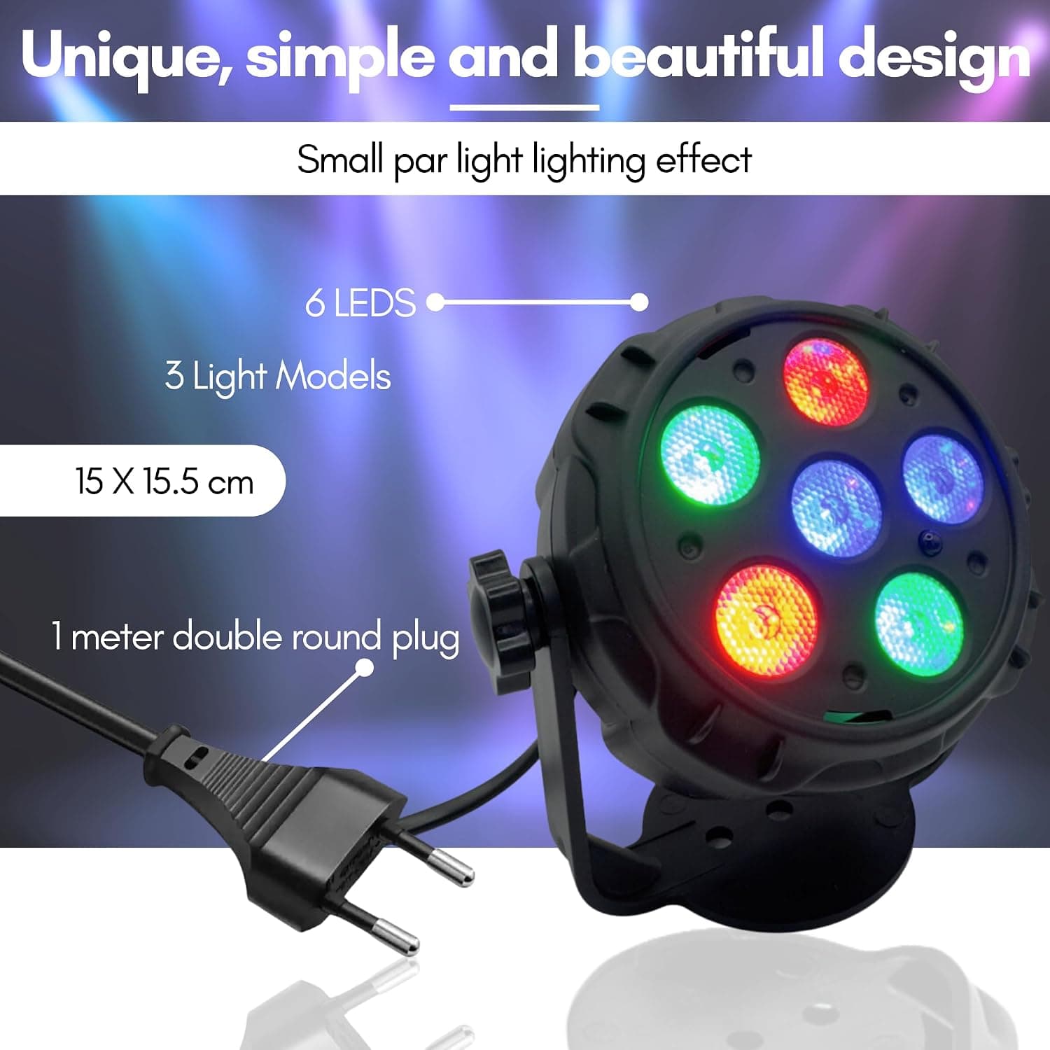 Boule Disco Lumineuse Multicolore avec Haut-Parleur Bluetooth et Télécommande - كرة إضاءة ديسكو ملونة مع مكبر صوت بلوتوث وجهاز تحكم عن بعد - Électronique - صورة 2