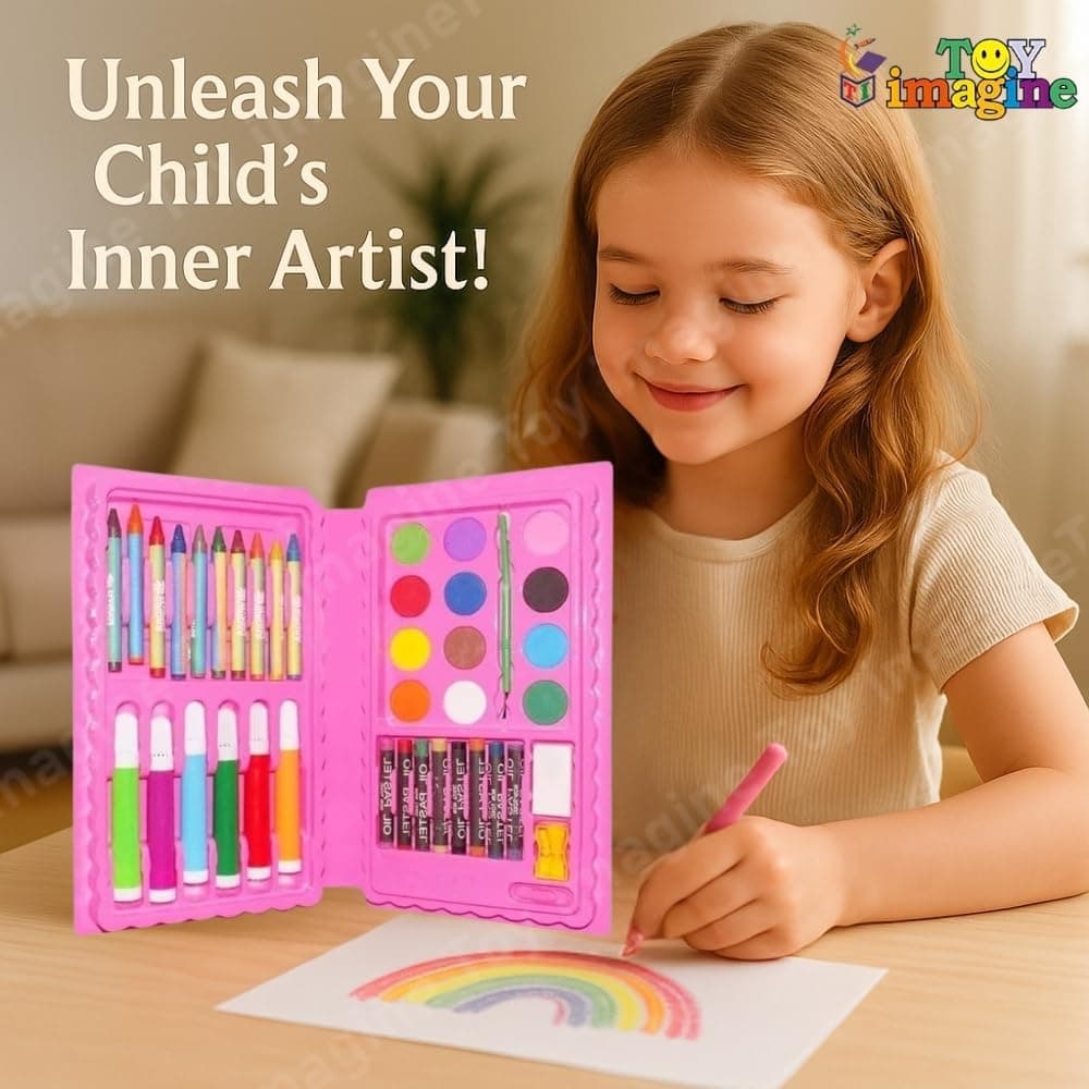 Kit d'Art Complet Peinture pour Enfants 42Pcs - علبة أدوات الرسم والتلوين الشاملة للأطفال مع حقيبة محمولة - Divers - صورة 3