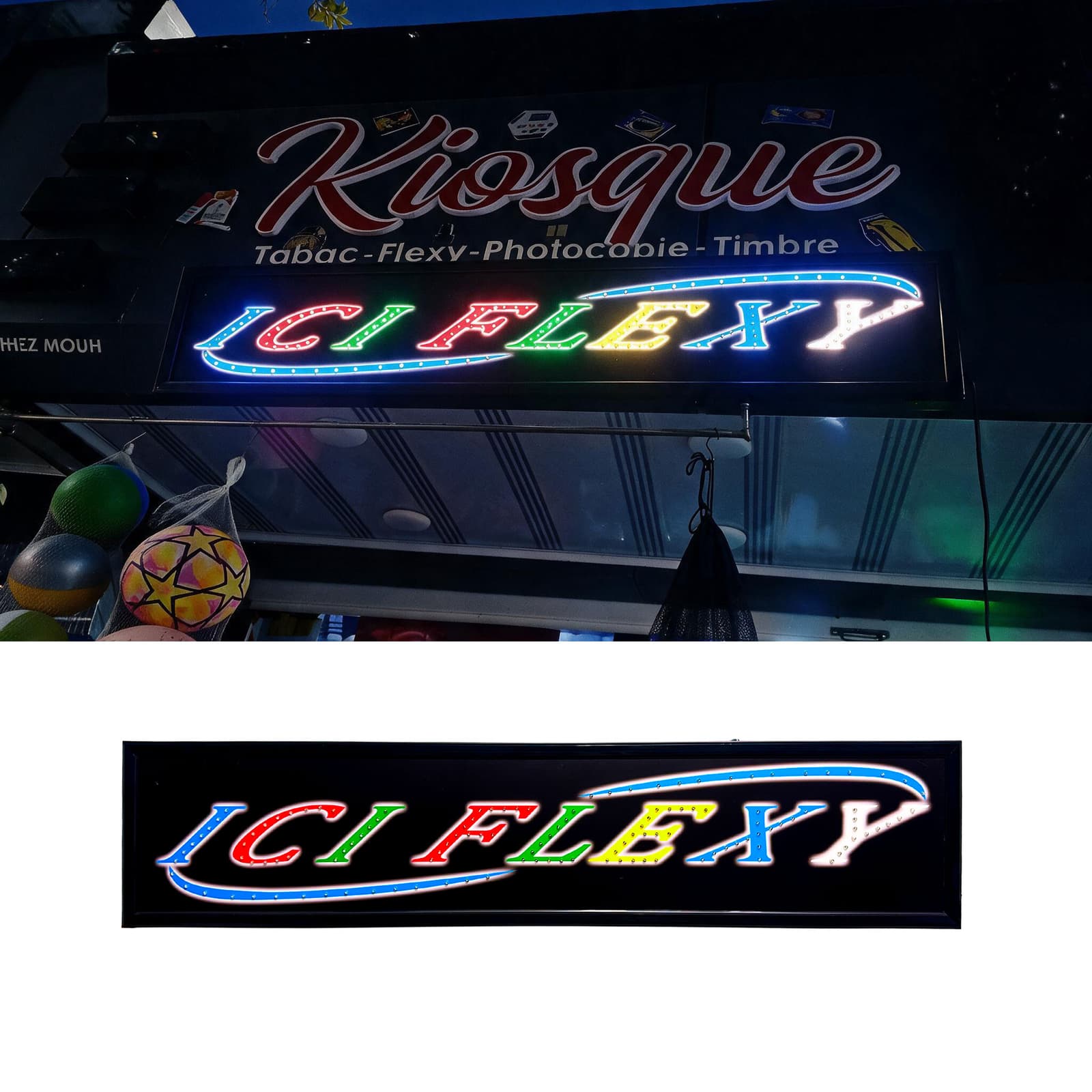 Plaque de Signalisation LED Multicolore Flexy Large V2- لوحة إشهارية ضوئية - Électronique - صورة 3
