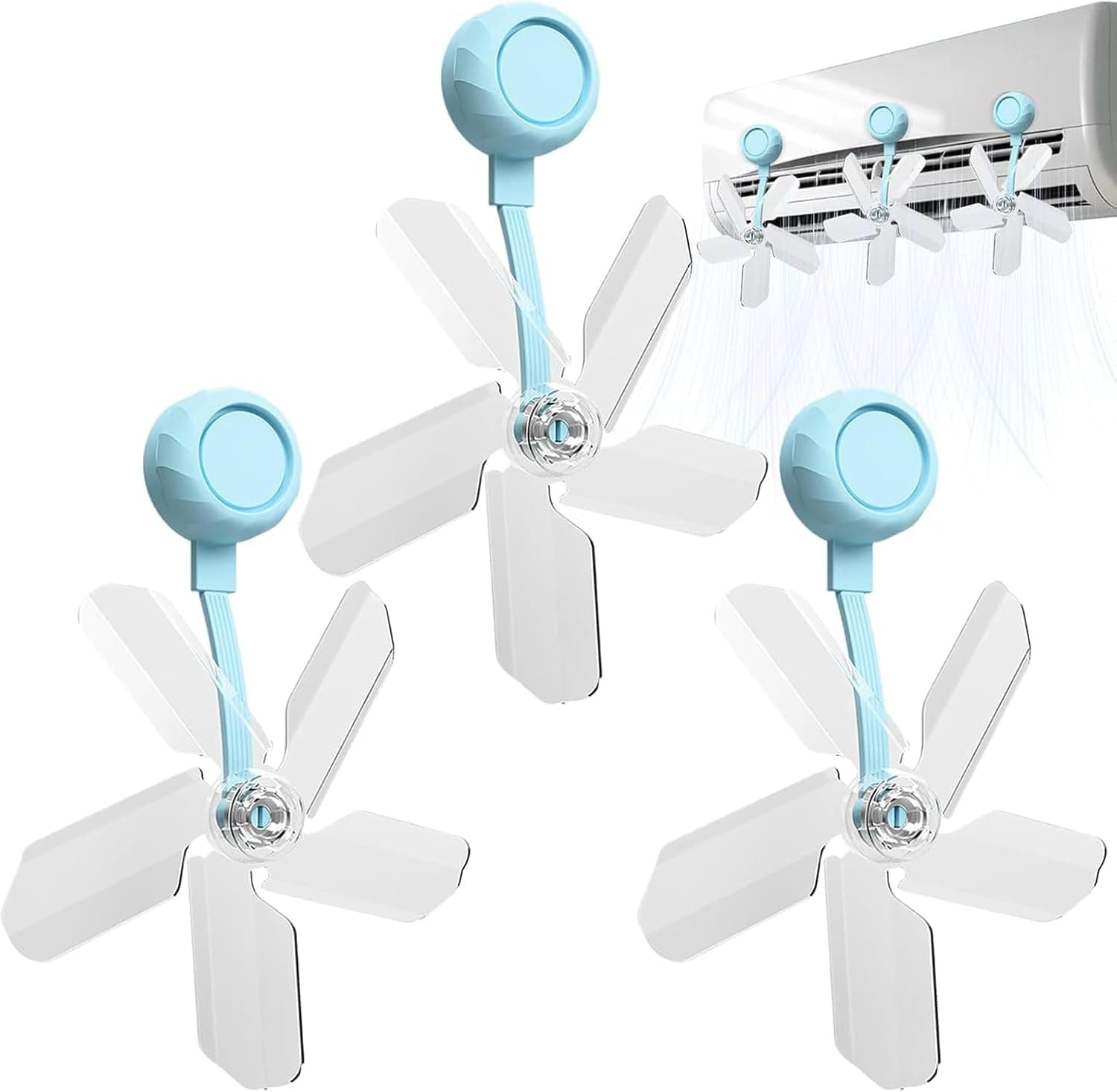 Déflévecteur d'Air pour Climatiseur Réglable à 360° - Anti-Souffle Direct Pack 3Pcs - موجّه هواء المكيف القابل للتعديل لمنع الهواء المباشر - Divers - صورة 3