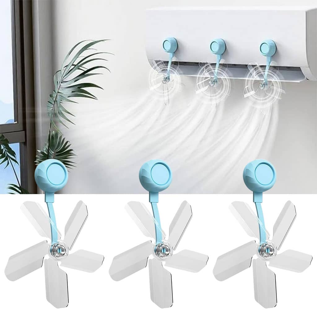 Déflévecteur d'Air pour Climatiseur Réglable à 360° - Anti-Souffle Direct Pack 3Pcs - موجّه هواء المكيف القابل للتعديل لمنع الهواء المباشر