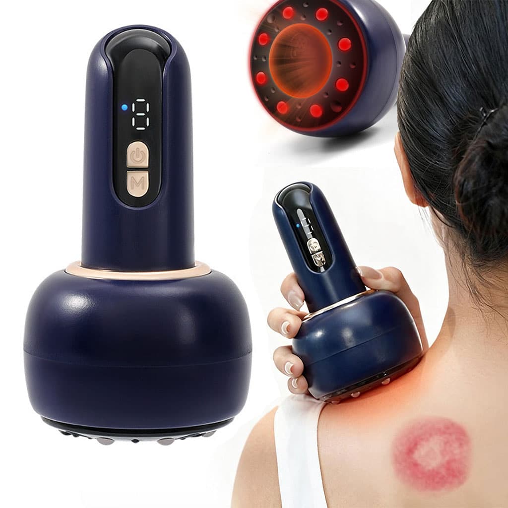 Appareil de Massage Ventouse Électrique et Scraping 3en1 Aspiration Réglable 9 Niveaux - 1 جهاز الحجامة والتدليك الكهربائي الذكي 3 في - Soins et Beauté - صورة 1