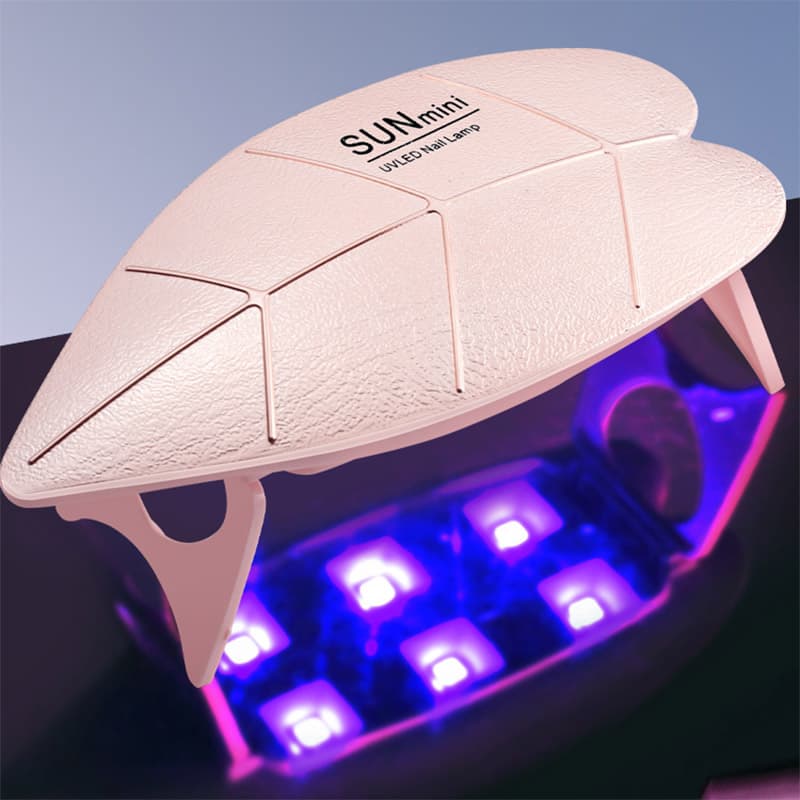 Mini lampe LED UV pour séchage des ongles, 6W, USB, pliable, pour manucure - Soins et Beauté - صورة 4
