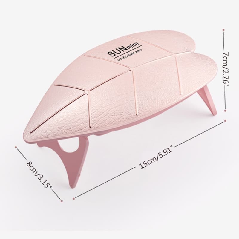 Mini lampe LED UV pour séchage des ongles, 6W, USB, pliable, pour manucure - Soins et Beauté - صورة 7