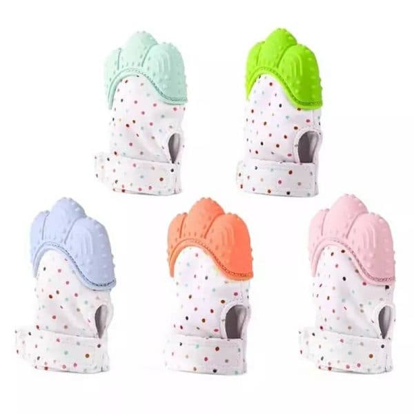 Anneau de dentition en Silicone pour bébé, sans BPA, doux, succion des doigts, - Maternité - صورة 2