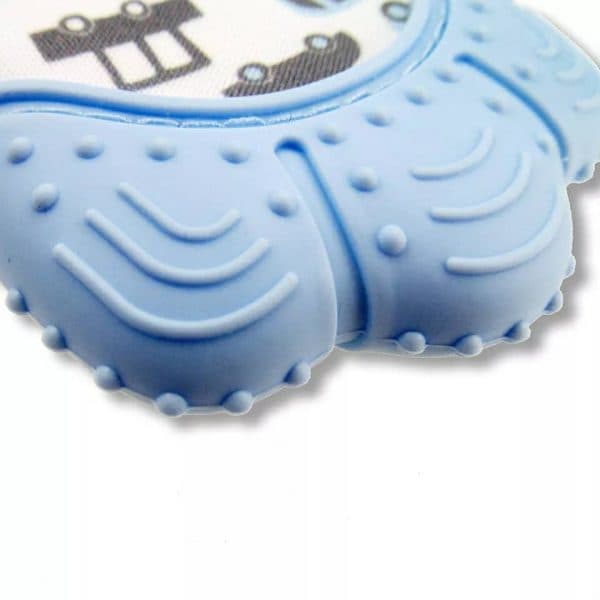 Anneau de dentition en Silicone pour bébé, sans BPA, doux, succion des doigts, - Maternité - صورة 5
