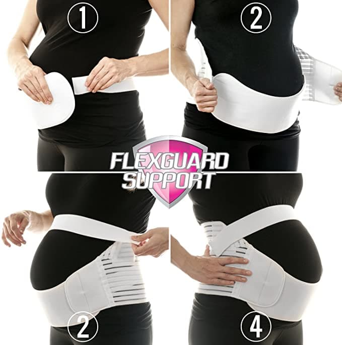 Ceinture Grossesse Élastique et Confortable - Maternité - صورة 4