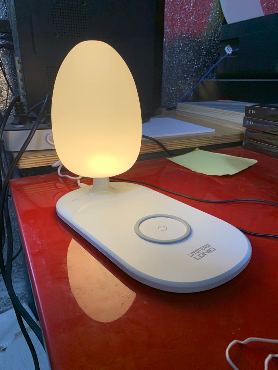 Veilleuse à luminosité réglable, chargeur de téléphone sans fil LDNIO Y3 - Électronique - صورة حقيقية 12