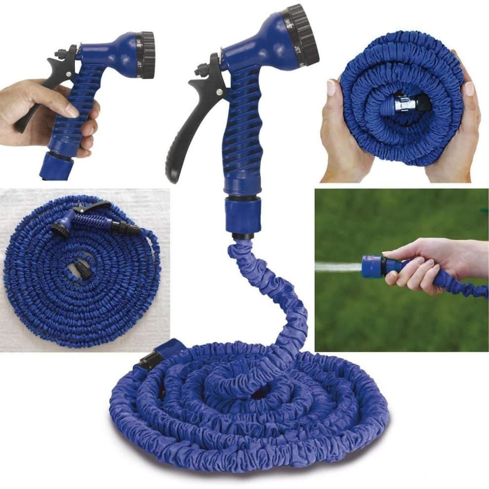 Magic hose Tuyau Arrosage Extensible et flexible 22.5M avec Pistolet à eau 7 jets - Outillage et Bricolage - صورة 3