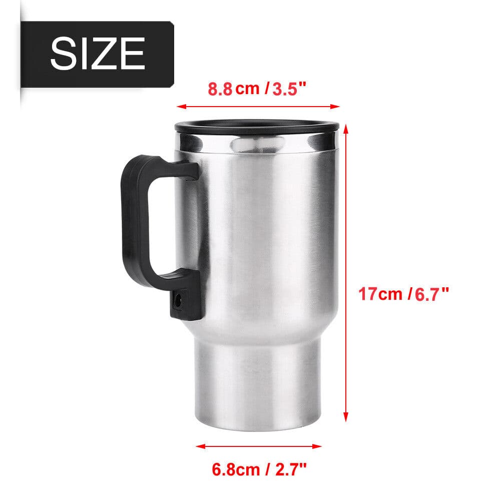 Thermos electrique chauffant pour voiture avec prise Allume Cigare Chauffe Eau,Thé,Café - Accessoires Auto/Moto - صورة 2
