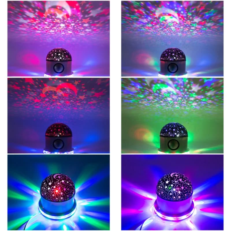 Ampoule LED Bluetooth Haut-parleur + effet jeux d lumière de scène magique - Électronique - صورة 2