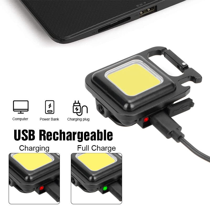 Mini lamp projecteur USB Rechargeable et Portable - Camping et Randonnée - صورة 2