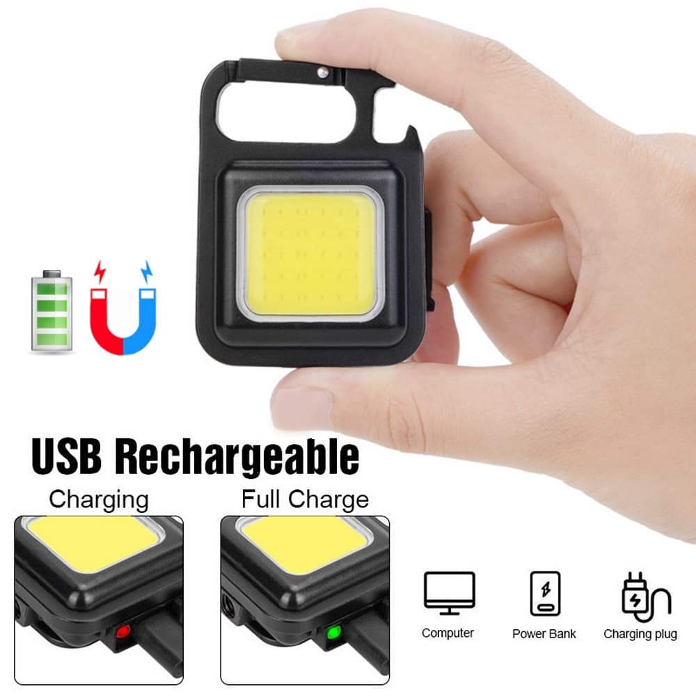 Mini lamp projecteur USB Rechargeable et Portable - Camping et Randonnée - صورة 4