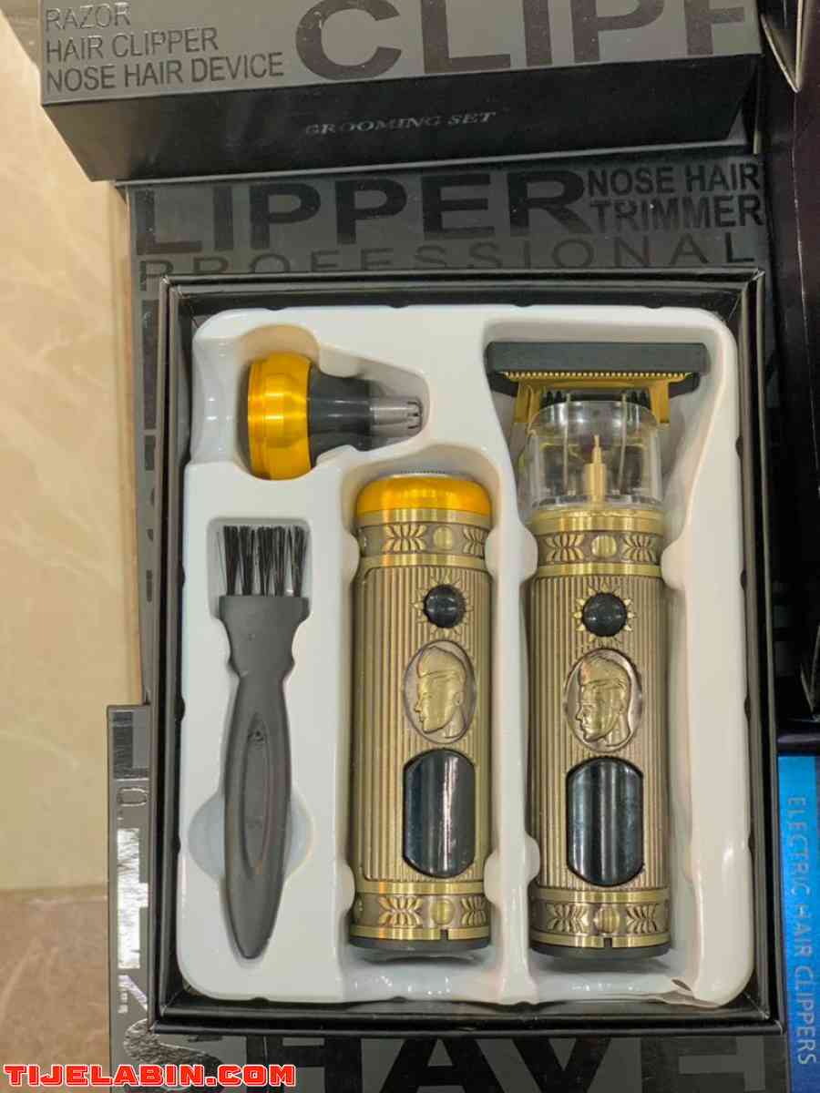 Ensemble de rasoir électrique pour hommes, tondeuse pour barbe et nez, chargeur USB, avec écran LCD - Soins et Beauté - صورة حقيقية 16