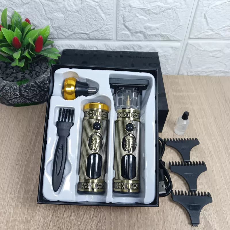 Ensemble de rasoir électrique pour hommes, tondeuse pour barbe et nez, chargeur USB, avec écran LCD - Soins et Beauté - صورة حقيقية 18