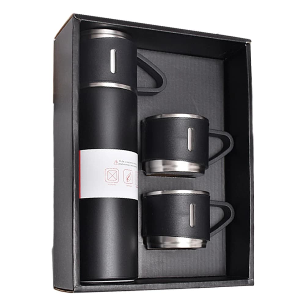 Ensemble Thermos avec 3 tasses thermique 500ml en acier inoxydable - Cuisine - صورة 10