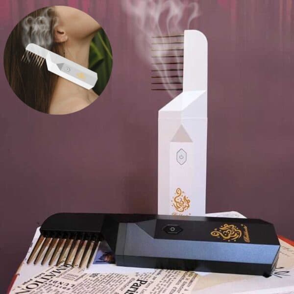 Brûleur d’encens électronique avec peignes à cheveux – Ramadan Bukhoon - Soins et Beauté - صورة 1