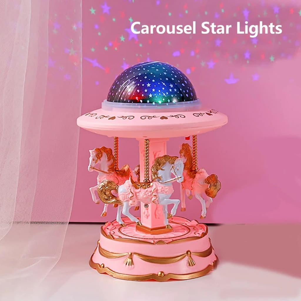 Carrousel Music Box avec projecteur ciel étoilé - Électronique - صورة 1