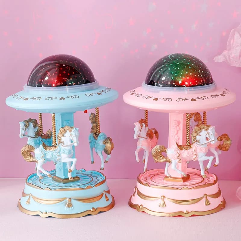 Carrousel Music Box avec projecteur ciel étoilé - Électronique - صورة 2