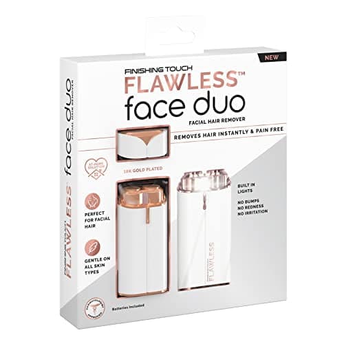 Flawless Face Duo Appareil de rasage électrique avec lumière LED pour épilation instantanée - Soins et Beauté - صورة 5