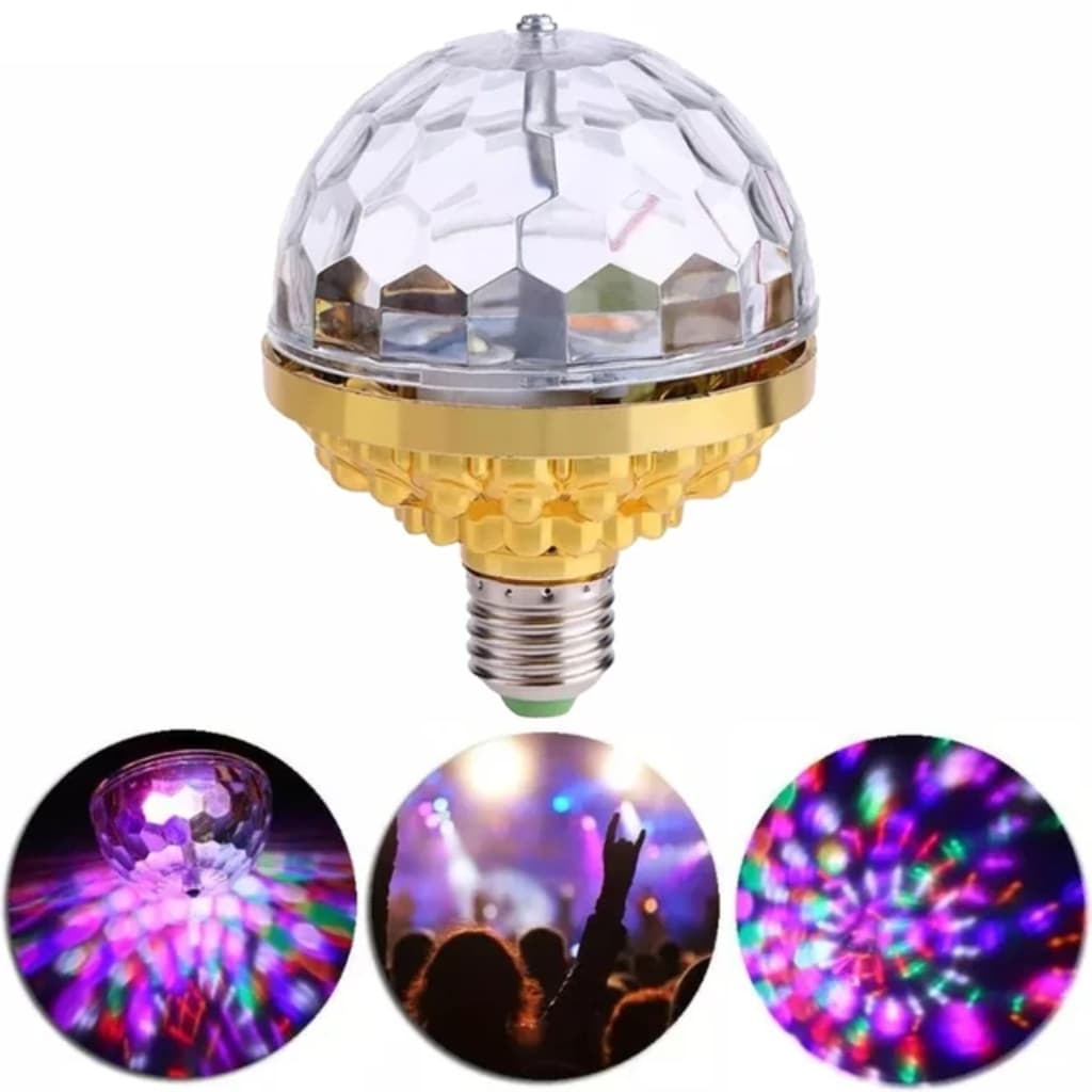 Lampe jeux de lumière multi couleur rotative Disco Ball - Électronique - صورة 1