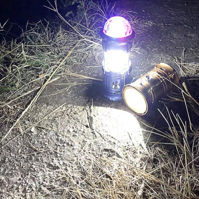 Camping light lantern 3IN1 multi-fonction Rechargeable lamp ,torch ,disco ball rotatif - Camping et Randonnée - صورة 5